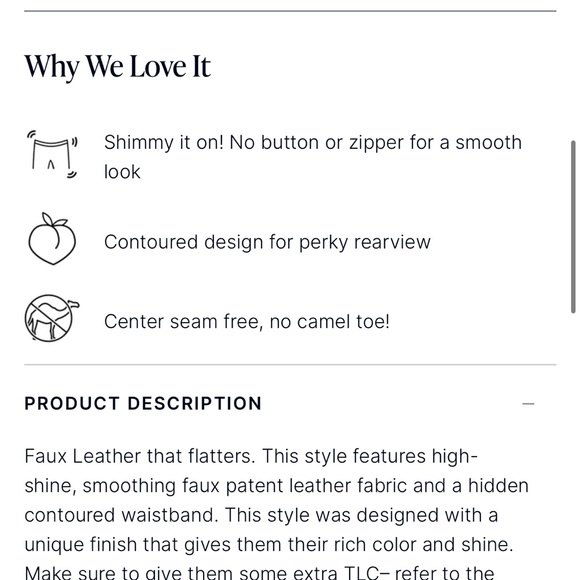 Spanx Faux Patent Leather Leggings - Picture 6 of 6